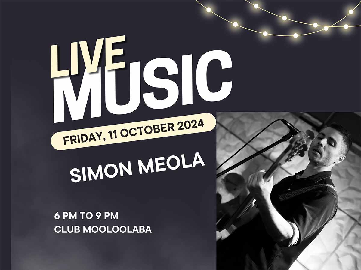 SImon Meola at Club Mooloolaba