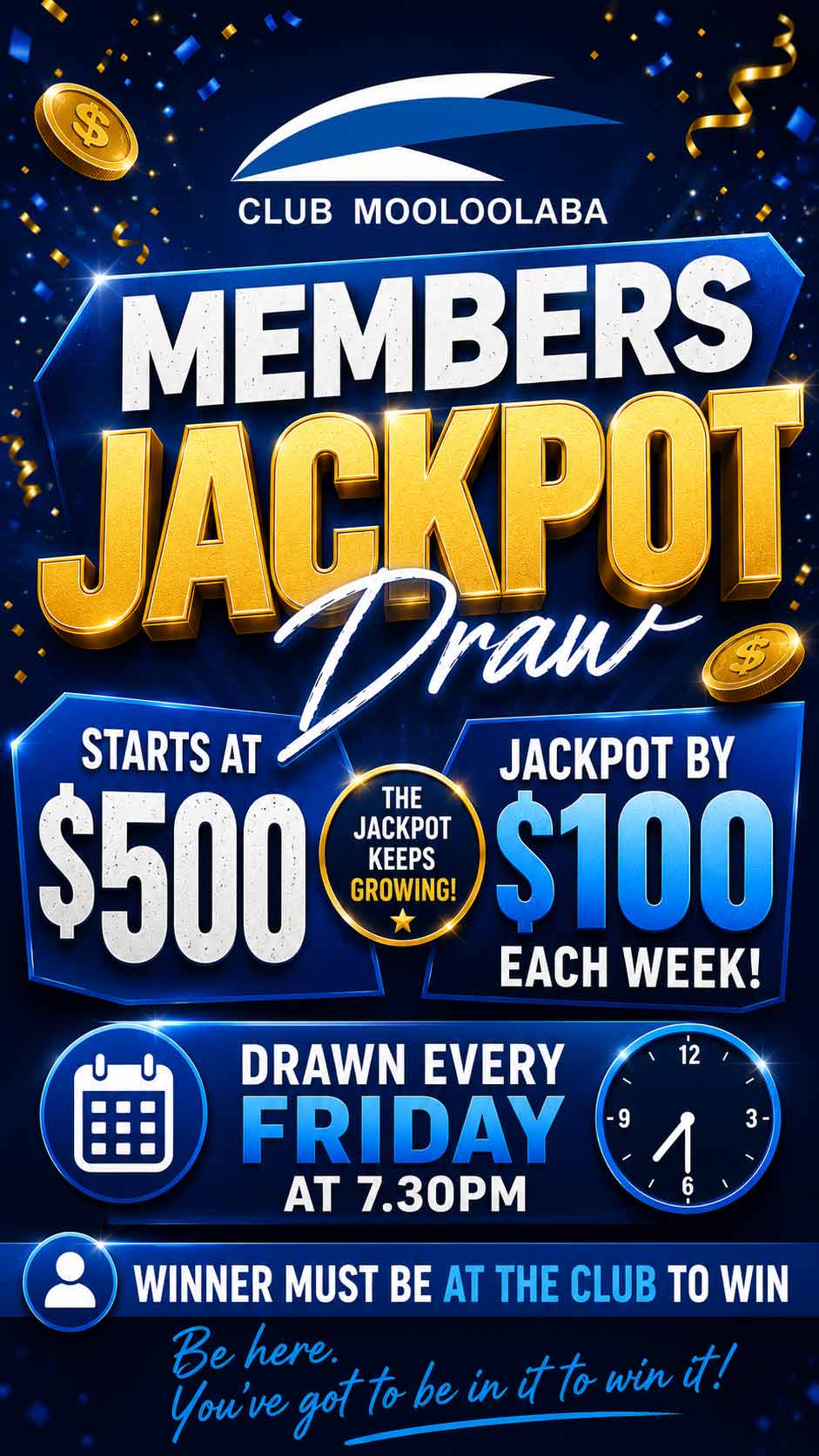 members jackpot draw