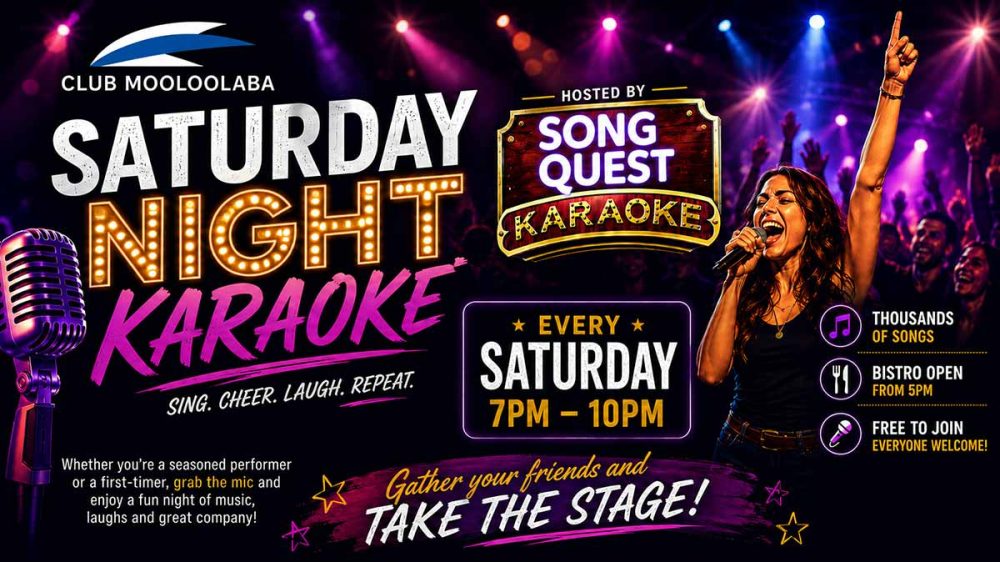 Saturday night karaoke
