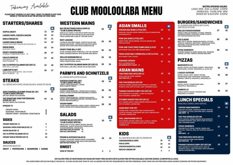 new menu